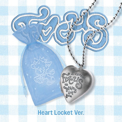 Hearts2Hearts The 1st Mini Album - FOCUS (Heart Locket Ver.) (Smart Album)