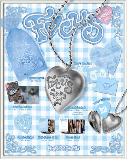 Hearts2Hearts The 1st Mini Album - FOCUS (Heart Locket Ver.) (Smart Album)
