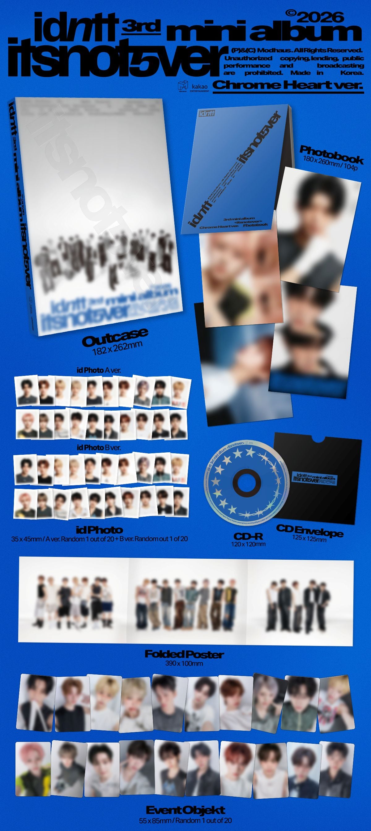 idntt 3rd Mini Album - itsnotver