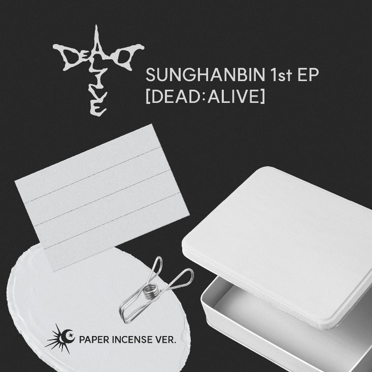 PRE-ORDER: SUNG HANBIN (ZEROBASEONE) 1st EP Album - DEAD:ALIVE (Paper Incense Ver.)