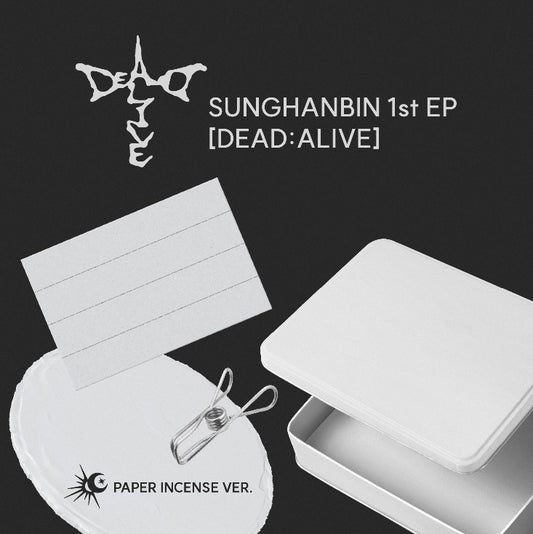 PRE-ORDER: SUNG HANBIN (ZEROBASEONE) 1st EP Album - DEAD:ALIVE (Paper Incense Ver.)