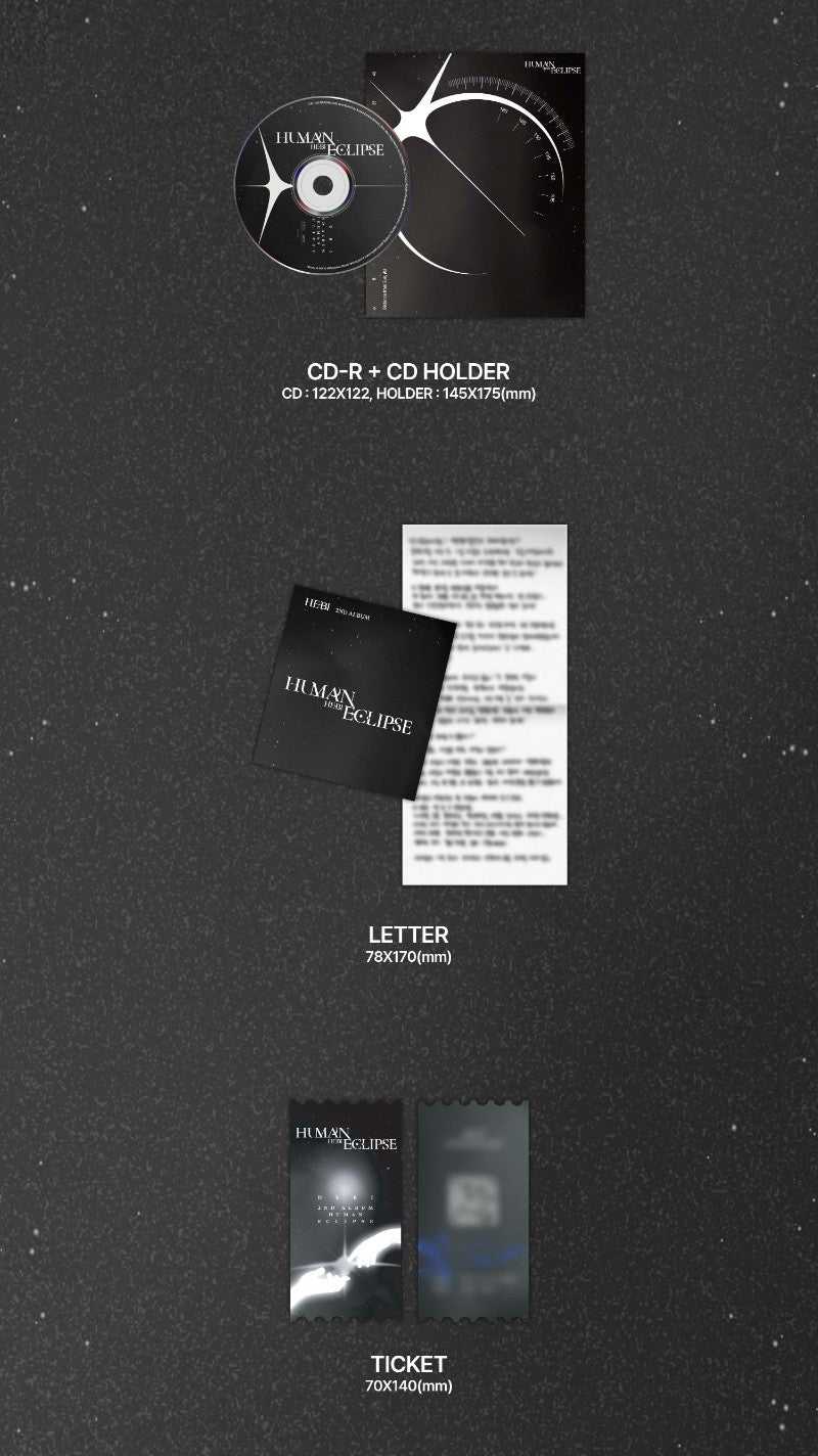 Hebi 2nd Mini Album - Human Eclipse (Basic Ver.) (Random)