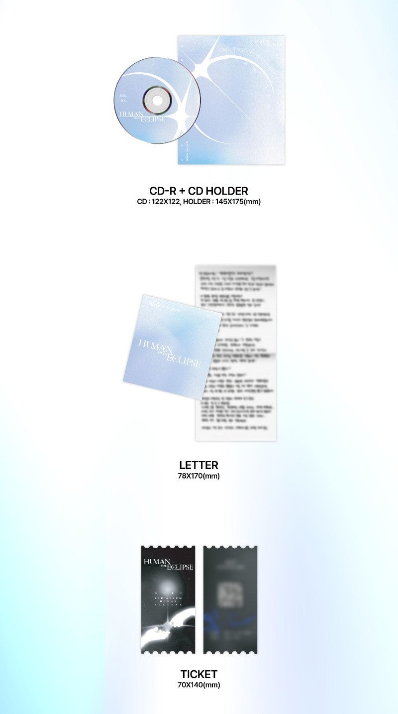 Hebi 2nd Mini Album - Human Eclipse (Basic Ver.) (Random)