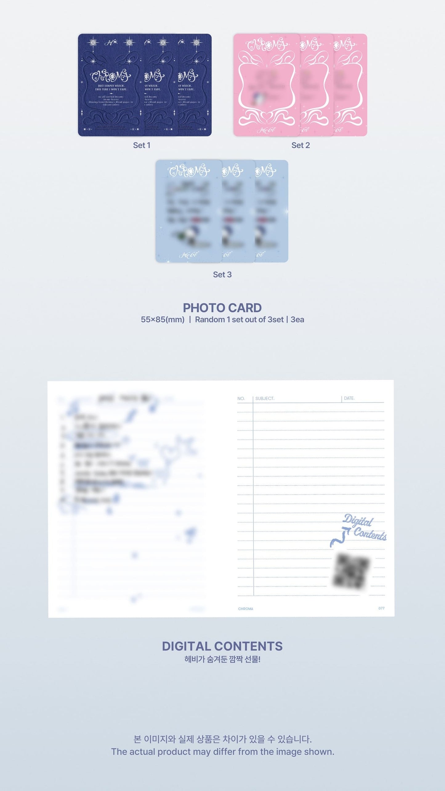 PRE-ORDER: Hebi The 1st Mini Album – Chroma (Diary Ver.)