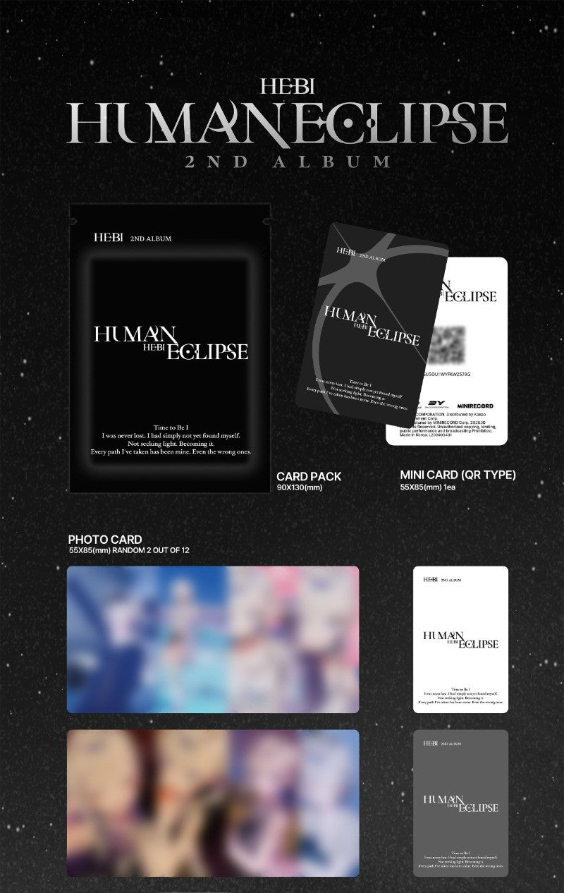 Hebi 2nd Mini Album - Human Eclipse (Poca pack Ver.)
