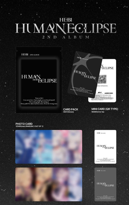 Hebi 2nd Mini Album - Human Eclipse (Poca pack Ver.)
