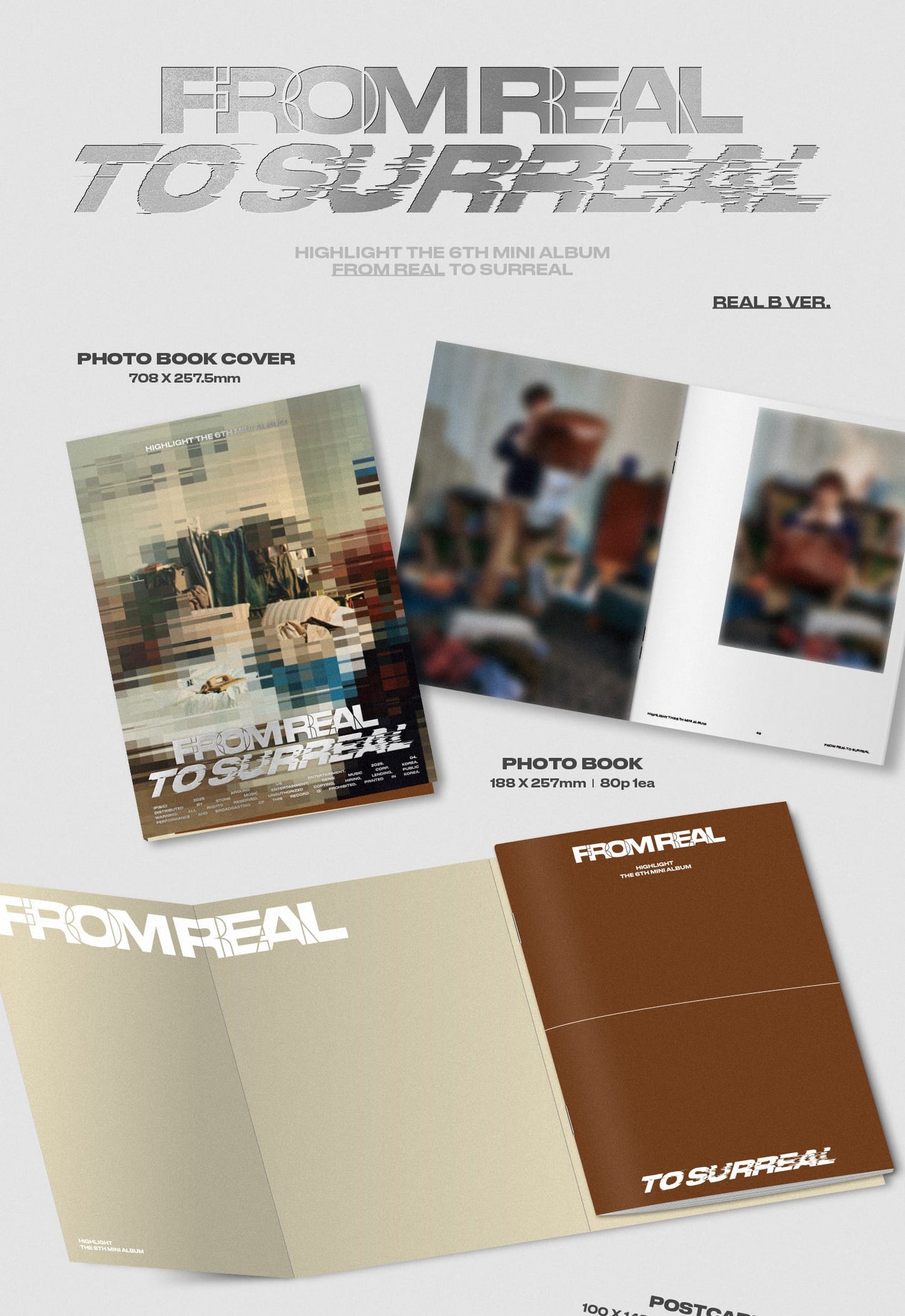 Highlight 6th Mini Album – From Real to Surreal (Photobook Ver.) (Random)