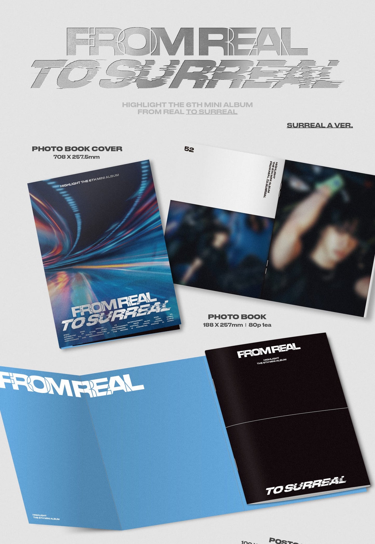 Highlight 6th Mini Album – From Real to Surreal (Photobook Ver.) (Random)