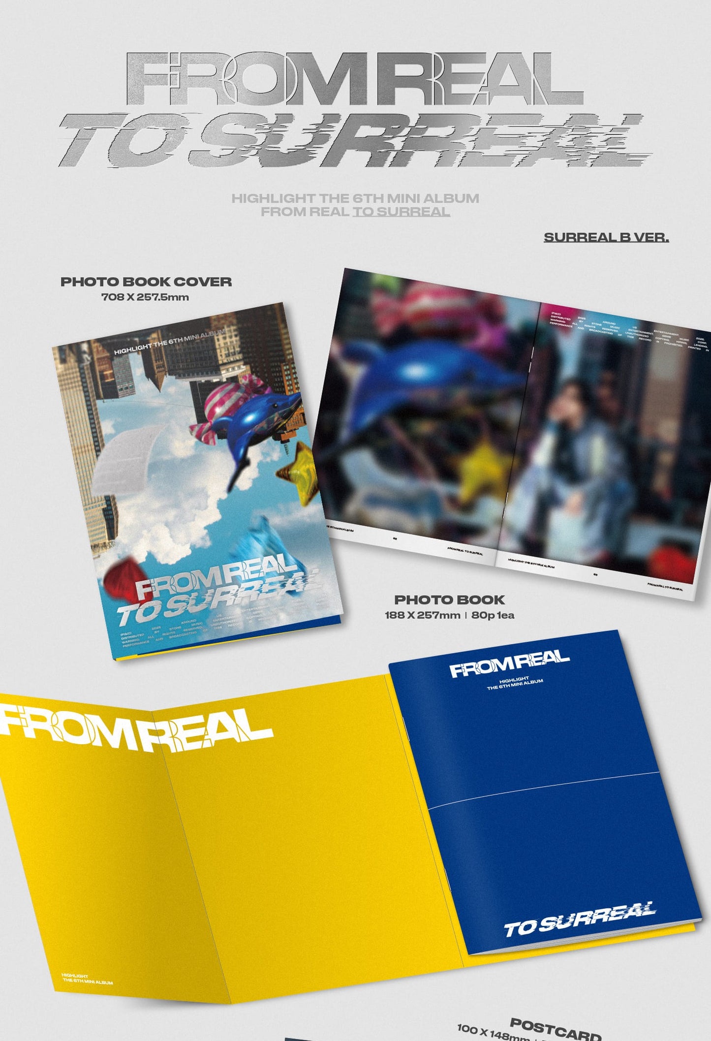 Highlight 6th Mini Album – From Real to Surreal (Photobook Ver.) (Random)