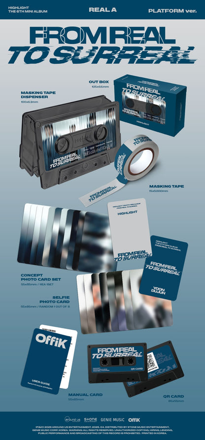 Highlight 6th Mini Album – From Real to Surreal (PLATFORM Ver.) (Random)