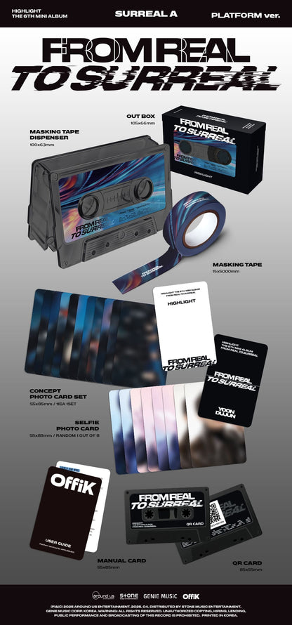 Highlight 6th Mini Album – From Real to Surreal (PLATFORM Ver.) (Random)