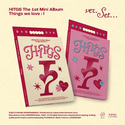 PRE-ORDER: HITGS The 1st Mini Album - Things we love : I (Random)
