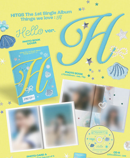 HITGS 1st Single Album – Things we love : H (Random)