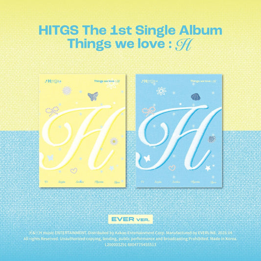 HITGS 1st Single Album – Things we love : H (EVER Ver.) (Random)