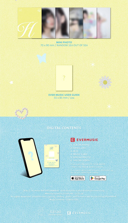 HITGS 1st Single Album – Things we love : H (EVER Ver.) (Random)