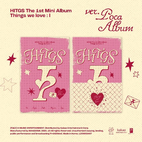 PRE-ORDER: HITGS The 1st Mini Album - Things we love : I (POCA)
