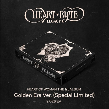 HEART OF WOMAN The 1st Album - Heart Byte : LEGACY (Golden Era Ver.) (Special Limited)