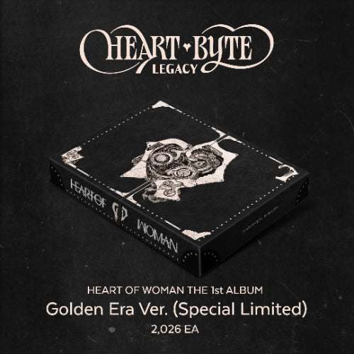 HEART OF WOMAN The 1st Album - Heart Byte : LEGACY (Golden Era Ver.) (Special Limited)