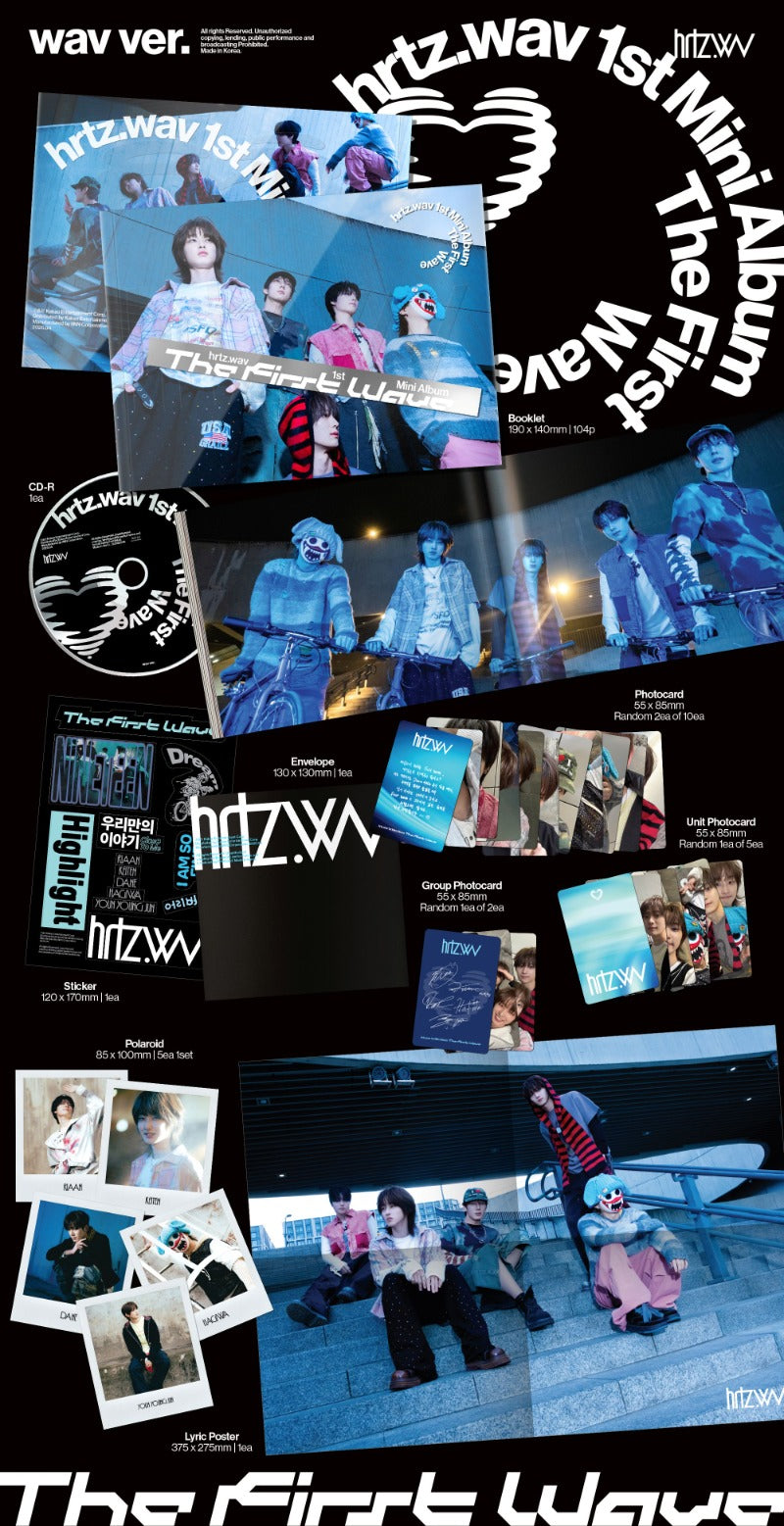 hrtz.wav 1st Mini Album - The First Wave (Random)