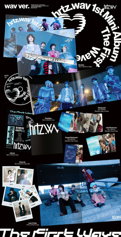 hrtz.wav 1st Mini Album - The First Wave (Random)