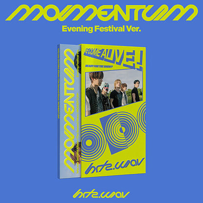 PRE-ORDER: hrtz.wav 2nd Mini Album - The Second Wave : MOMENTUM (Random)