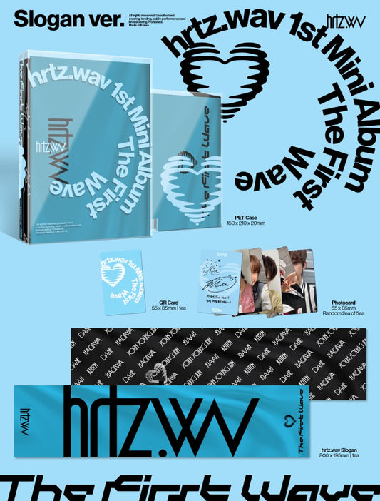 hrtz.wav 1st Mini Album - The First Wave (Slogan Ver.) (Limited Edition)