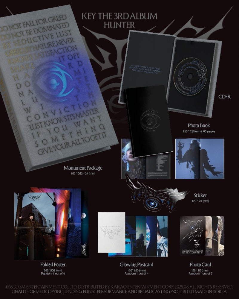 KEY The 3rd Album – HUNTER (Monument Ver.)