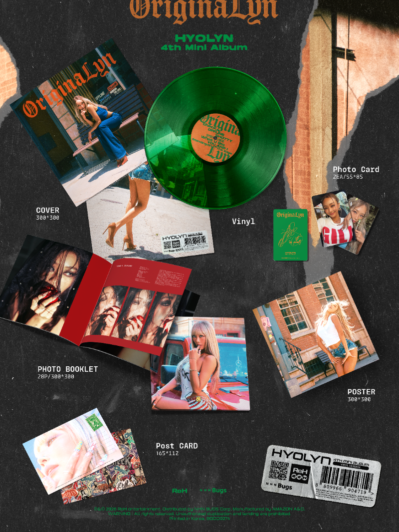 PRE-ORDER: HYOLYN 4th Mini Album - OriginaLyn (LP)