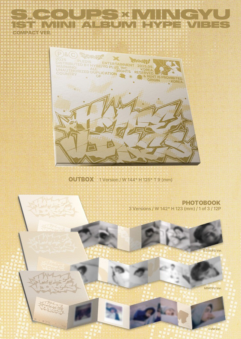 S.COUPS X MINGYU 1st Mini Album - HYPE VIBES (COMPACT Ver.)