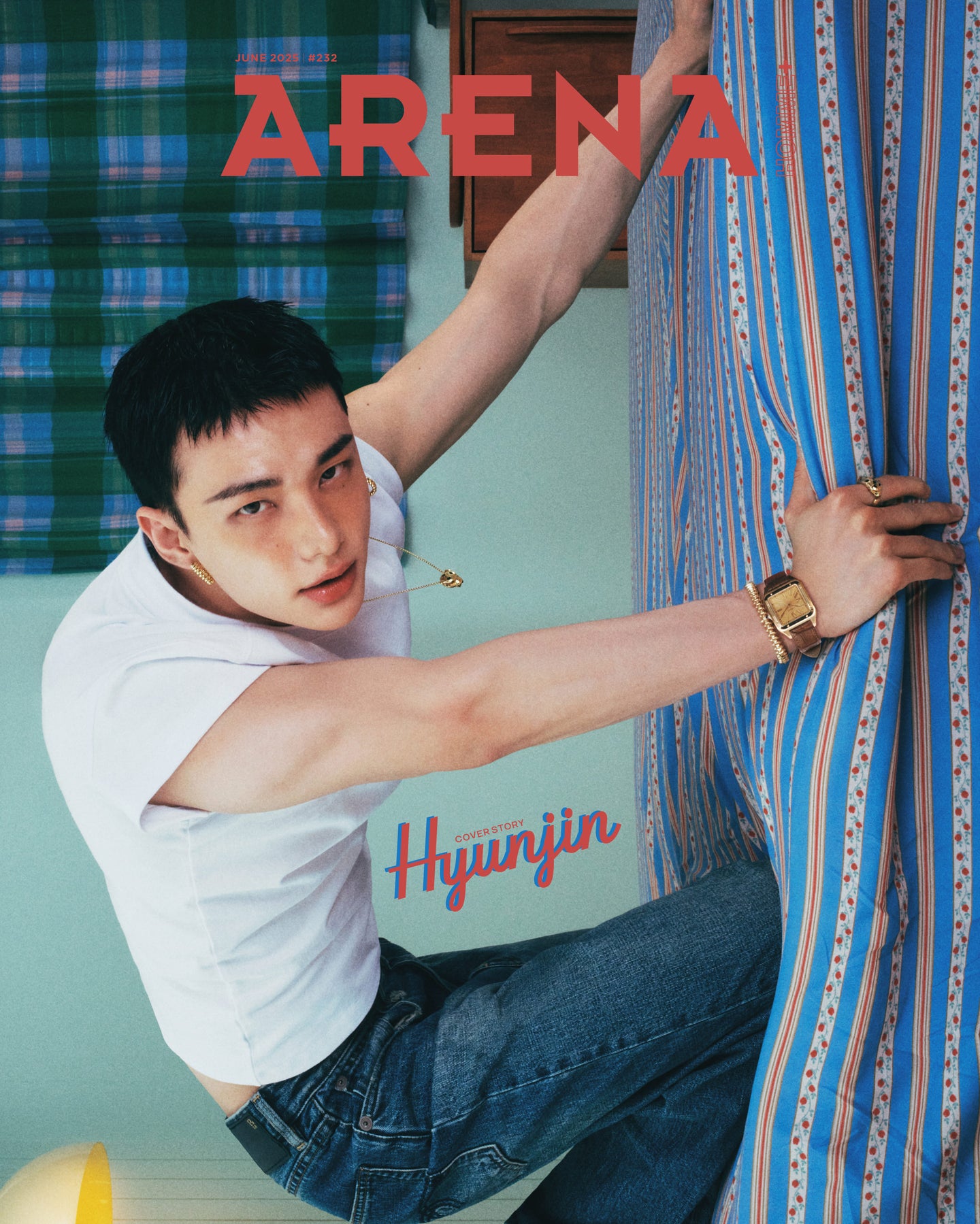 PRE-ORDER: ARENA HOMME+ Magazine - HYUNJIN (June 2025)