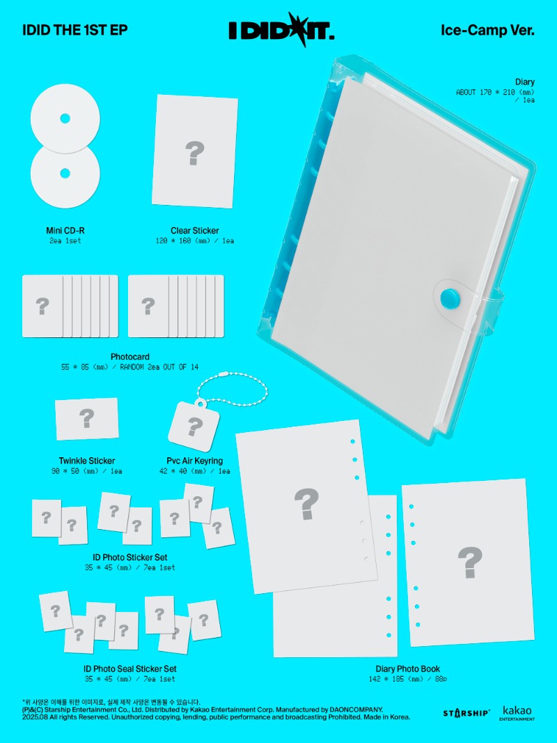 IDID The 1st EP – I did it (Ice-Camp Ver.) (Limited Edition)