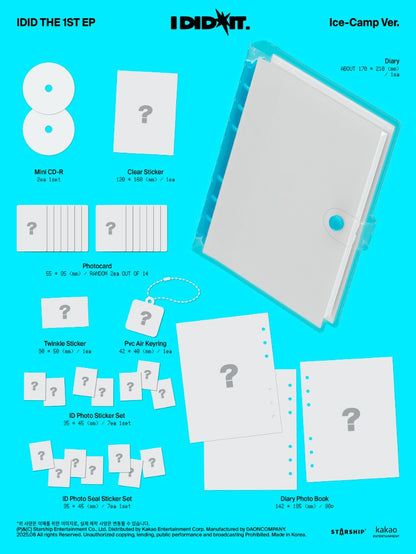IDID The 1st EP – I did it (Ice-Camp Ver.) (Limited Edition)