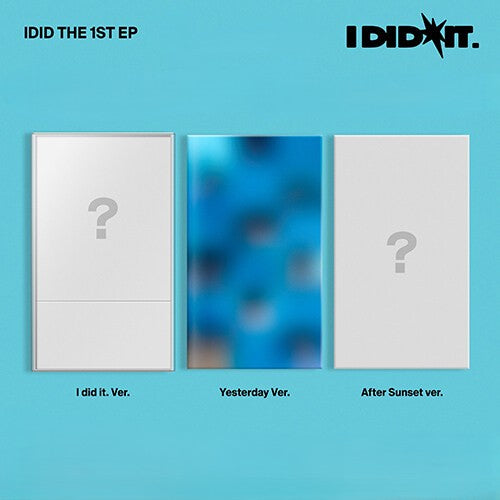 PRE-ORDER: IDID The 1st EP – I did it (3 Version Set)