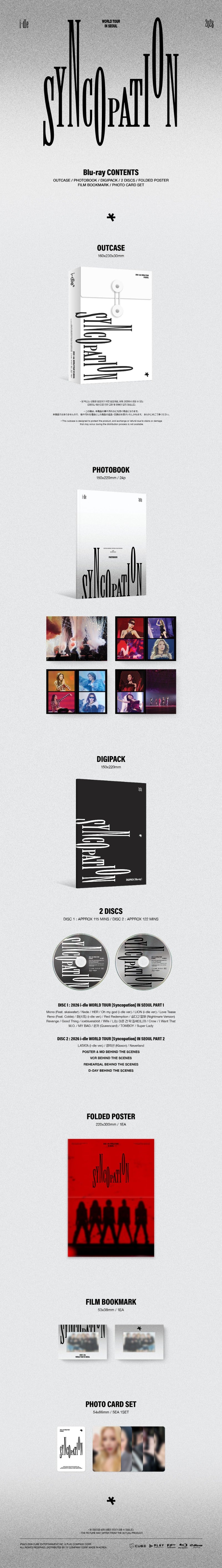PRE-ORDER: i-dle - 2026 i-dle WORLD TOUR [Syncopation] IN SEOUL Blu-ray