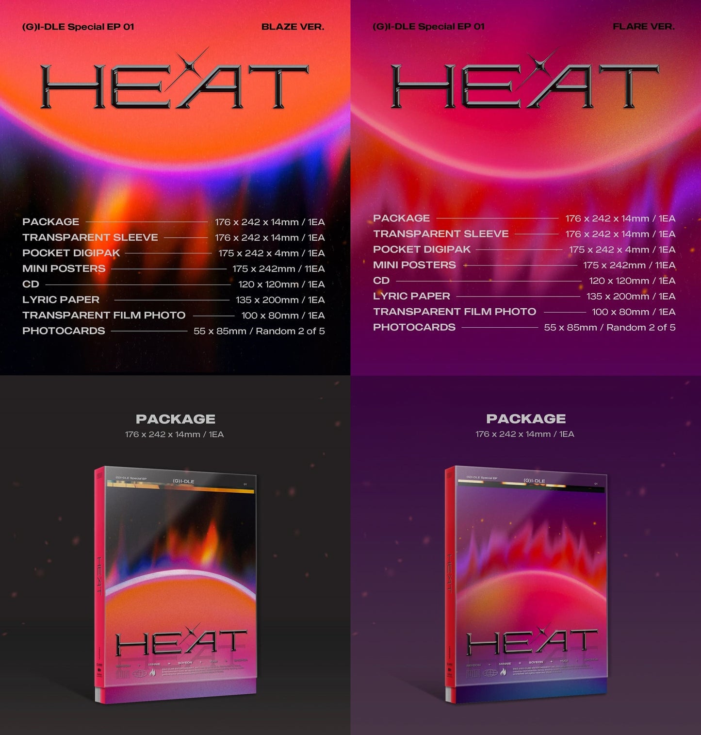 [PRE-OWNED] (G)I-DLE Special EP 01 - HEAT