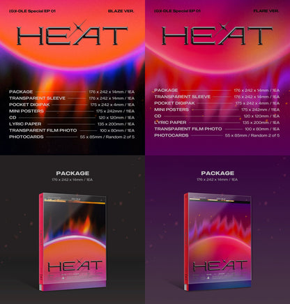 [PRE-OWNED] (G)I-DLE Special EP 01 - HEAT