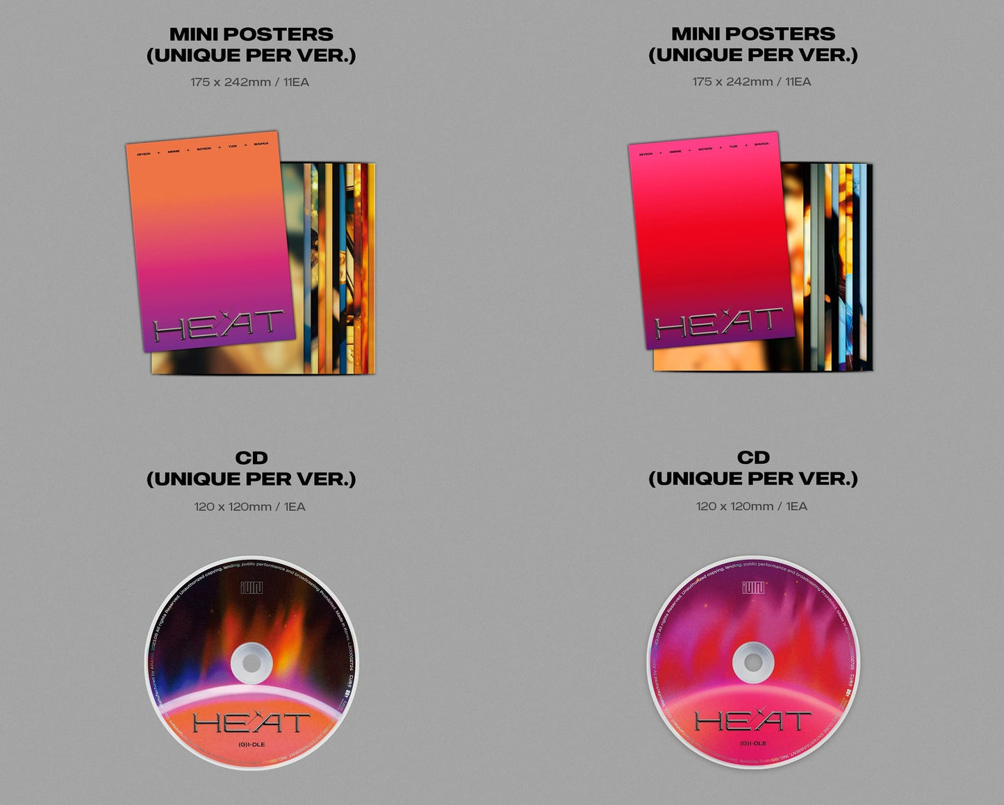 [PRE-OWNED] (G)I-DLE Special EP 01 - HEAT