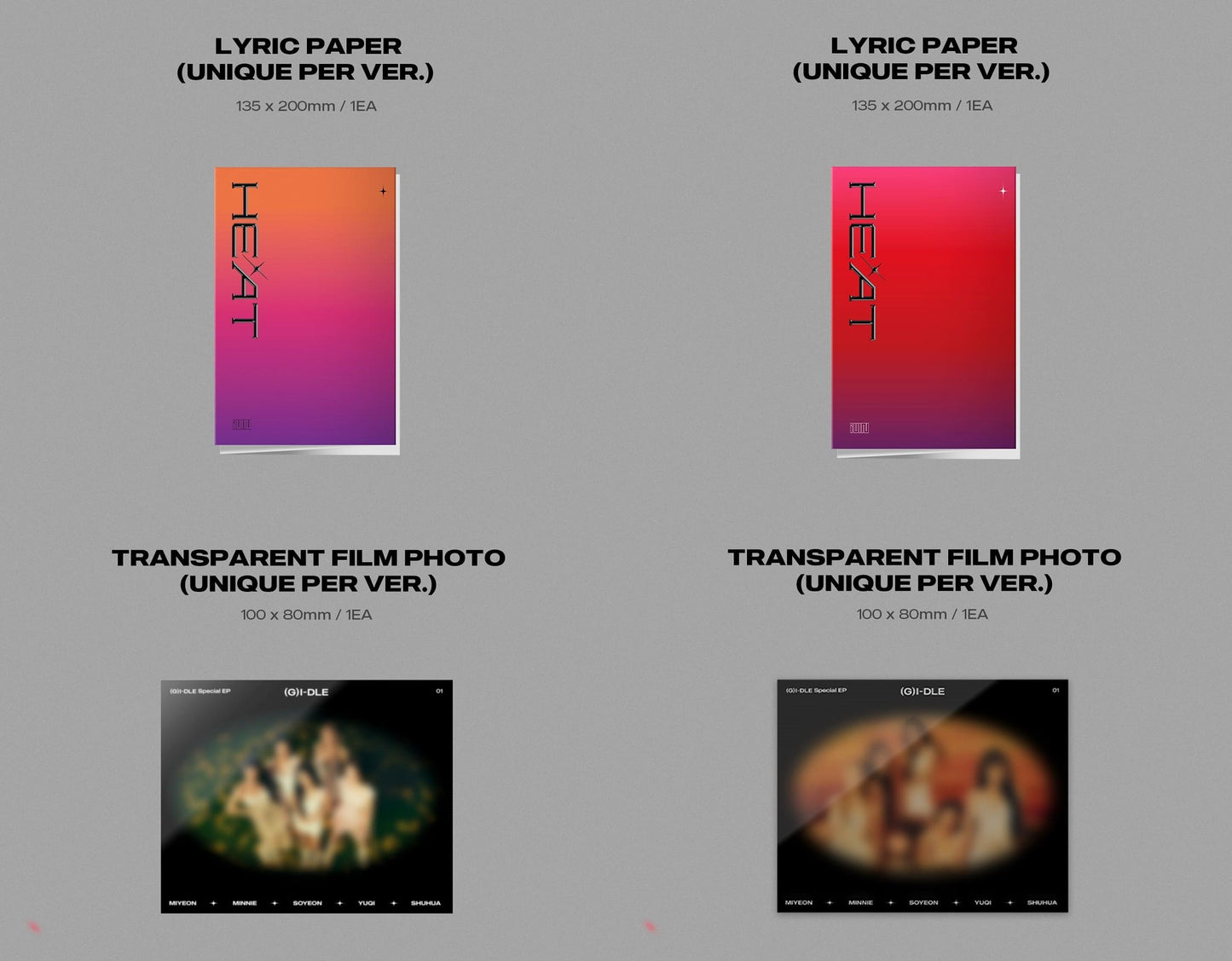 [PRE-OWNED] (G)I-DLE Special EP 01 - HEAT