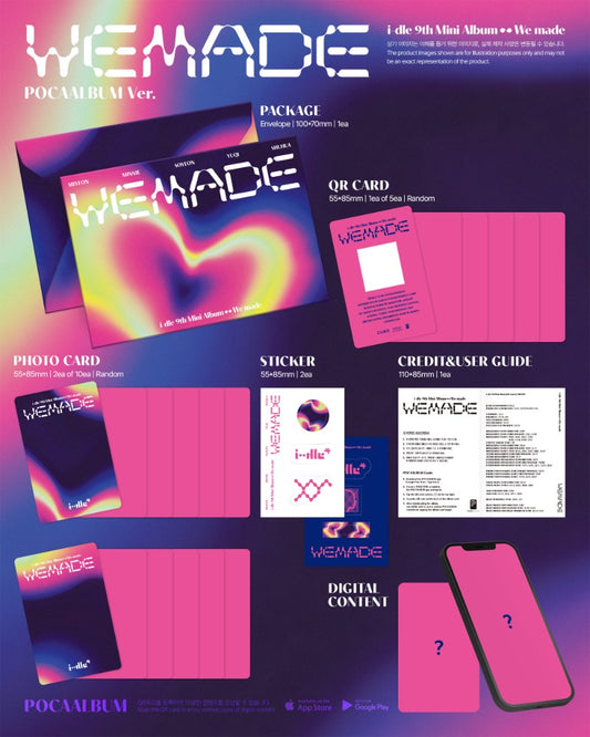 PRE-ORDER: i-dle 9th Mini Album - We made (Poca Album Ver.)