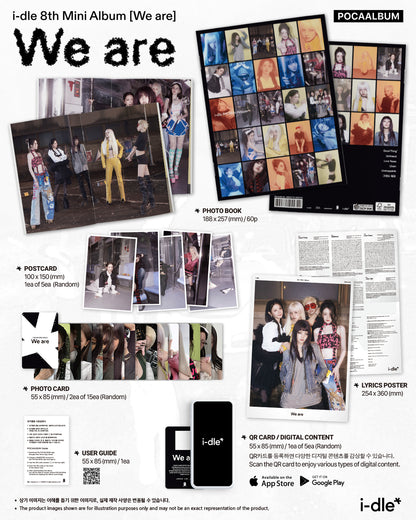 i-dle 8th Mini Album - We are (POCA Album) (Photobook Ver.)