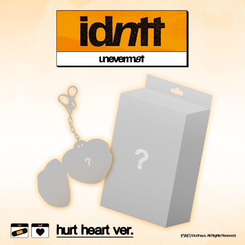 PRE-ORDER: idntt 1st Mini Album - <unevermet> (hurt heart Ver.) (Limited Edition)
