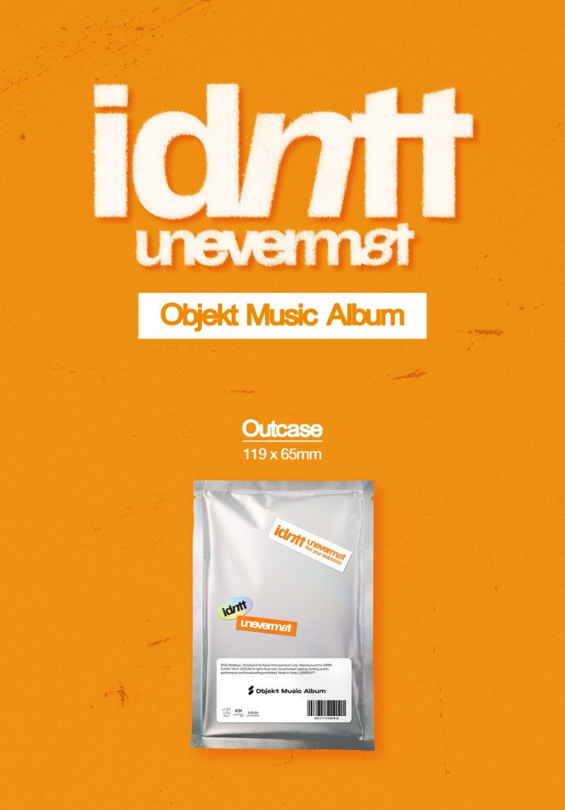 idntt 1st Mini Album - <unevermet> (Objekt Music Album Ver.)