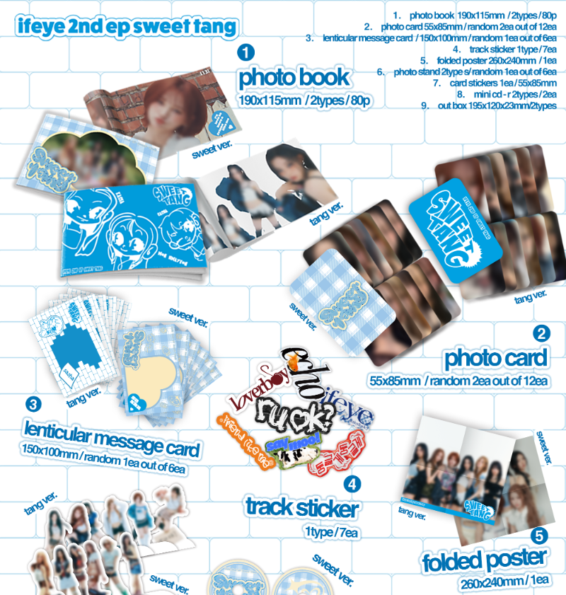 ifeye 2nd EP – sweet tang (Photobook Ver.) (Random)