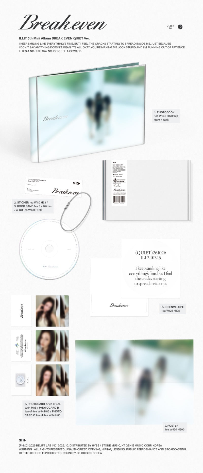 PRE-ORDER: ILLIT 5th Mini Album - BREAK EVEN (Random)
