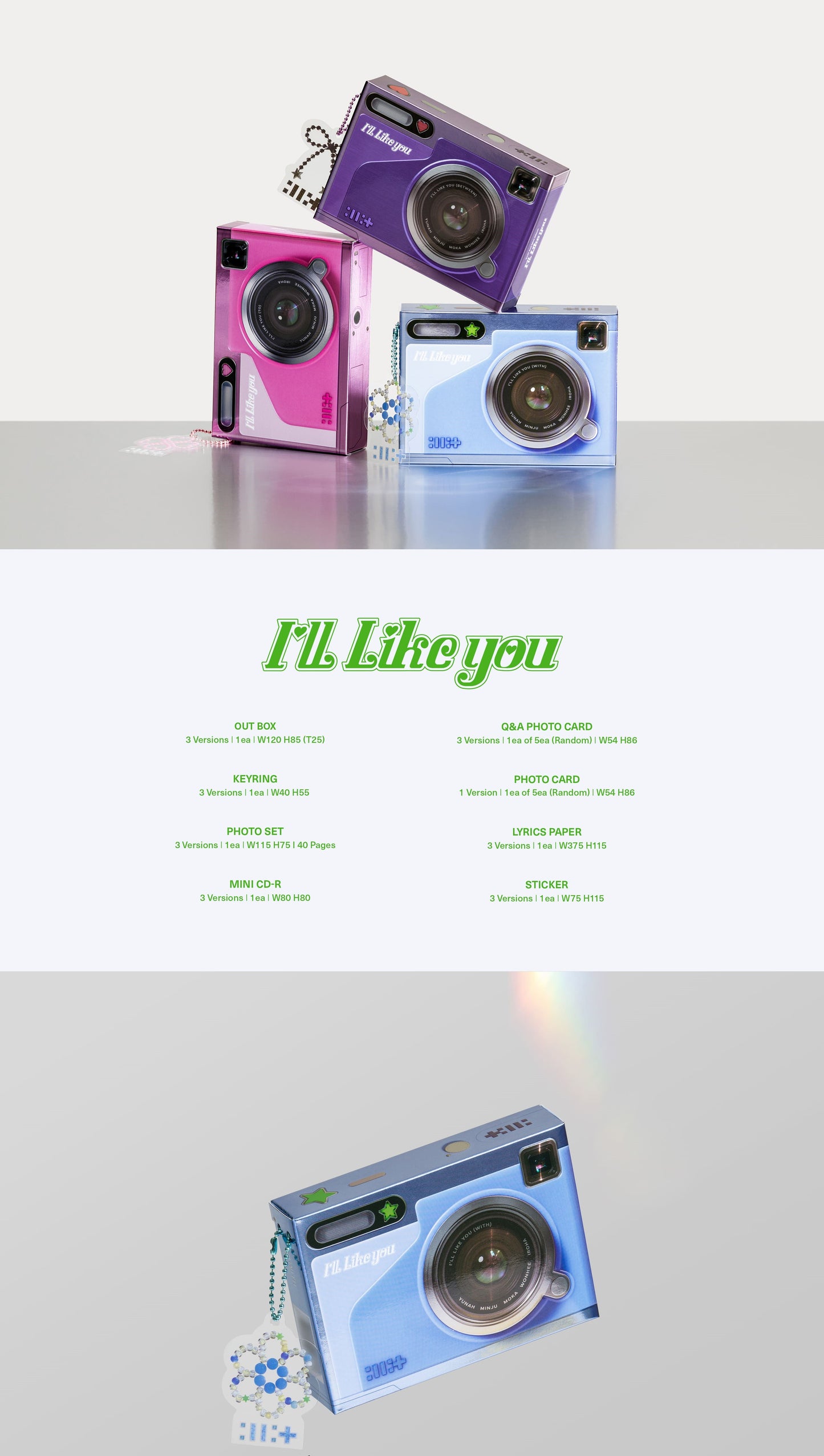 ILLIT 2nd Mini Album – I’LL LIKE YOU (GLLIT Ver.) (Random)