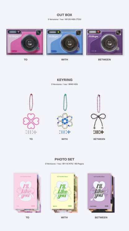 ILLIT 2nd Mini Album – I’LL LIKE YOU (GLLIT Ver.) (Random)