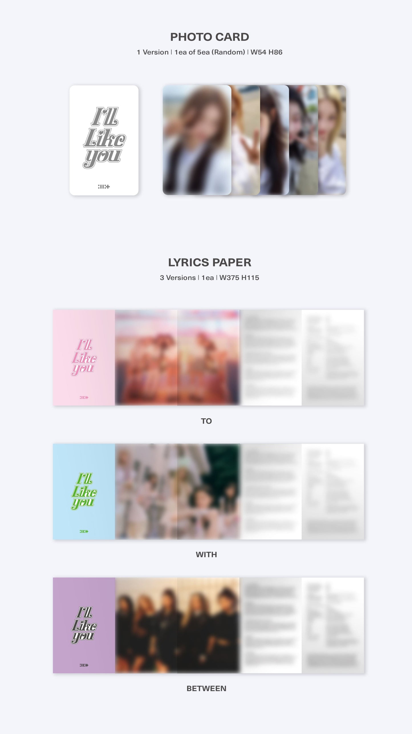 ILLIT 2nd Mini Album – I’LL LIKE YOU (GLLIT Ver.) (Random)