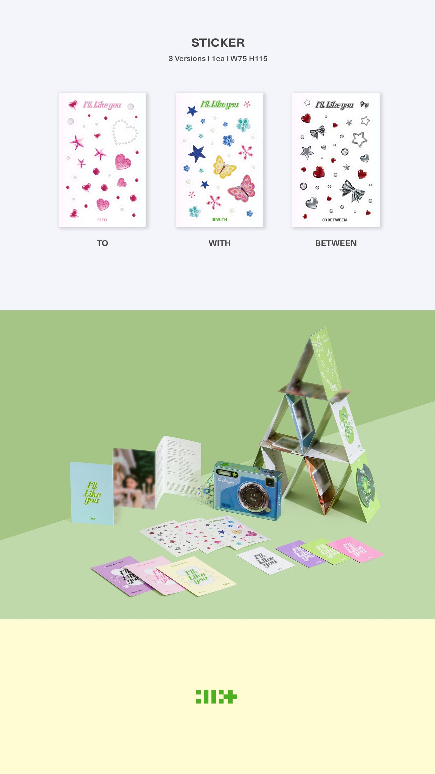 ILLIT 2nd Mini Album – I’LL LIKE YOU (GLLIT Ver.) (Random)