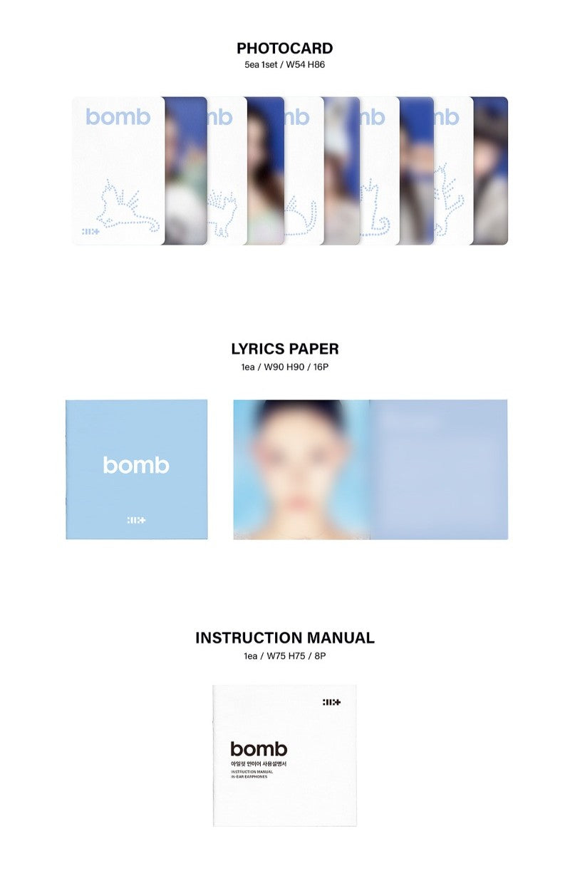 ILLIT 3rd Mini Album – bomb (Merch Ver.)