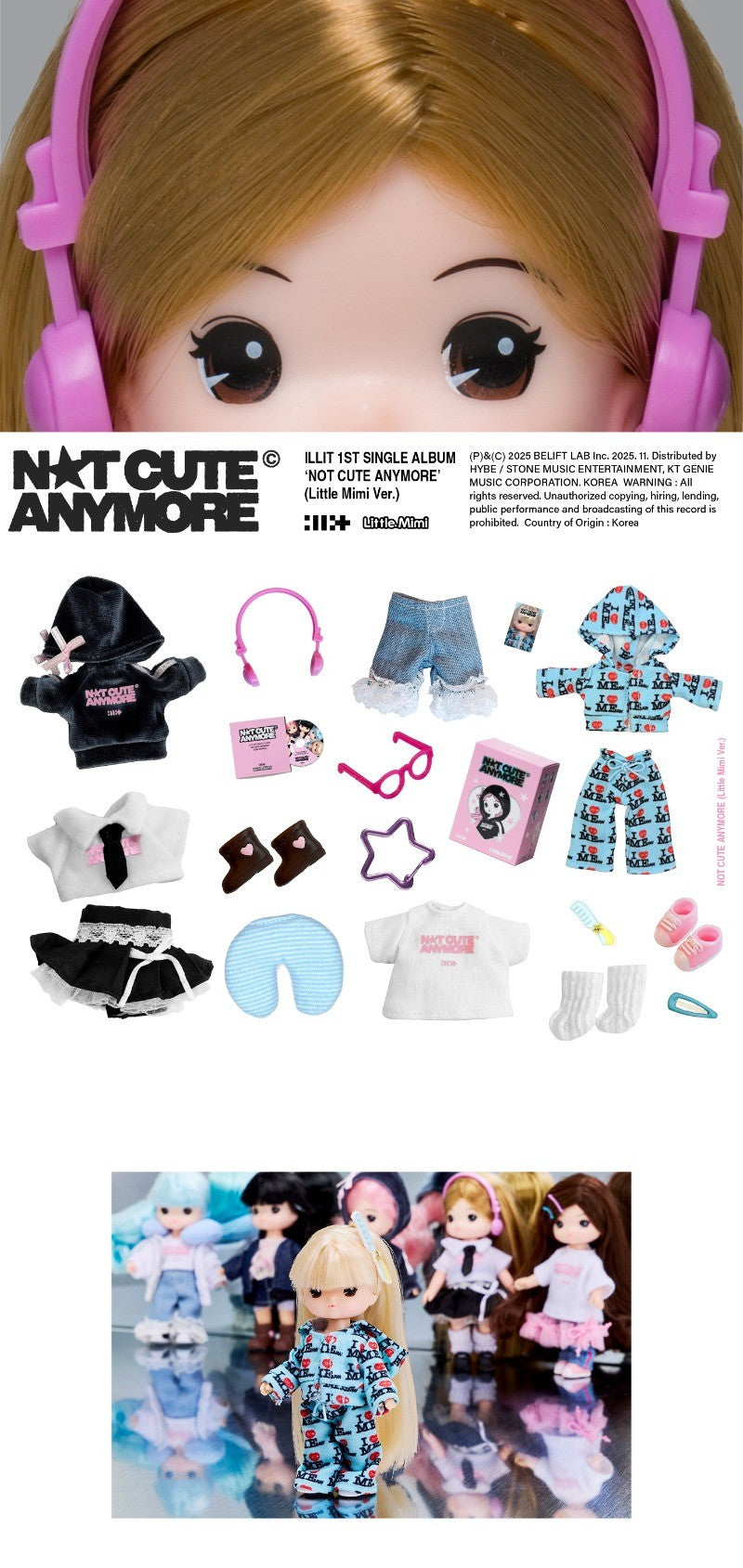 ILLIT 1st Single Album - NOT CUTE ANYMORE (Little Mimi Ver.)